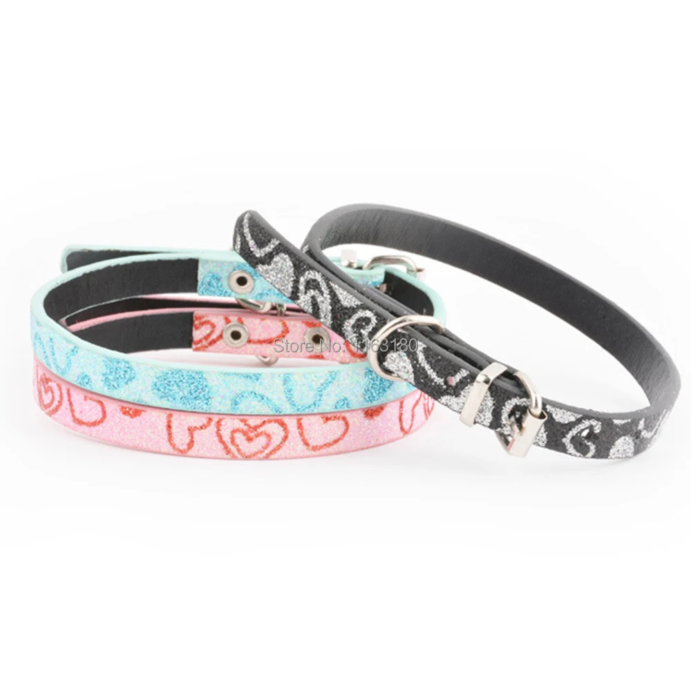 

36pcs/lot Puppy Dog Cat Collar PU Leather Kitten Puppy Collars Cat Neck Strap Chihuahua Pet Supplies
