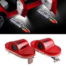 2 шт./лот автомобиль-Стайлинг для Фольксваген Гольф 4 MK4 VW Логотип Автомобильный Дверной светильник Добро пожаловать светильник лазерный призрак тени декоративная лампа