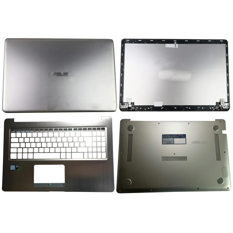 

NEW Laptop For ASUS X580 A580 A580U A580B X580B X580V NX580 NX580V 13N1-29A0101 LCD Back Cover/Hinges/Palmrest/Bottom Case