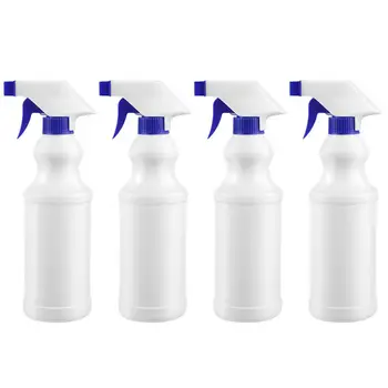 

4Pcs 500ml Empty Spray Bottles Multi-purpose Sprayer Bottle Plastic Household Bottle Portable Flower Spray Bottle for Home Use