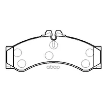 Ckbz-29_колодки Дисковые Передние! Mb Sprinter/408d/410d/412d 96, Vw Lt46 2.3i-2.8tdi 96 Ctr Ckbz29 Ctr арт. CKBZ29