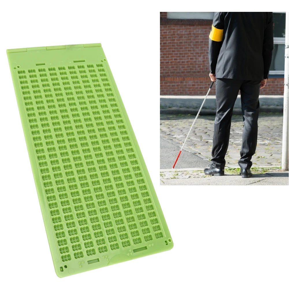 

Braille Writing Slate Braille Learning Tool Access PortableBraille Writing Slates With Stylus With 9 Lines 30 Cells