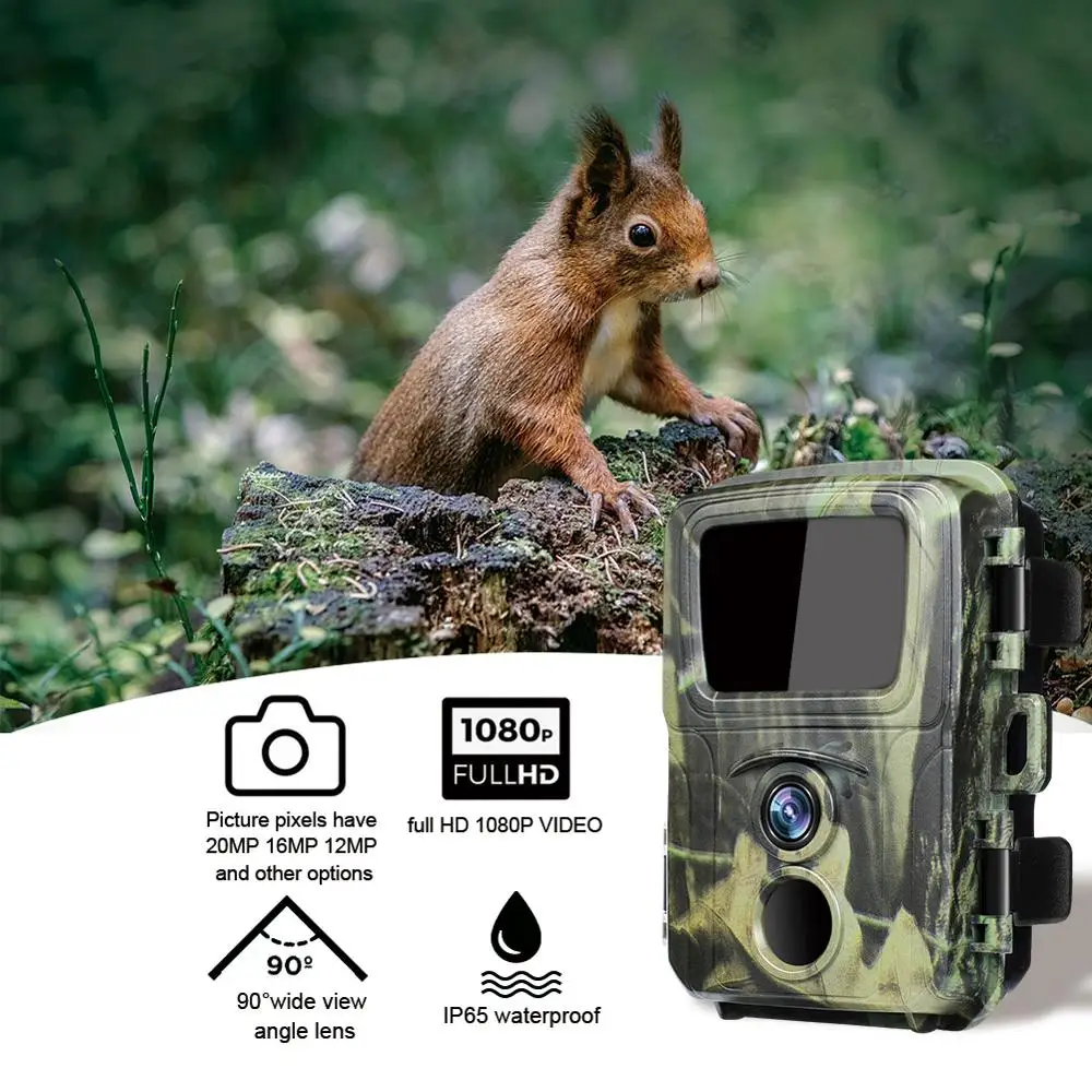 1080P Hunting Camera 20MP Trap HD Night Vision Trail Camera Scout Wild Hunter 