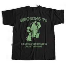 Футболка с изображением старого хулиганса, культового ТВ-My Lovely Horse Eurosong '96 Ireland Ted, хлопковые топы больших размеров, футболка