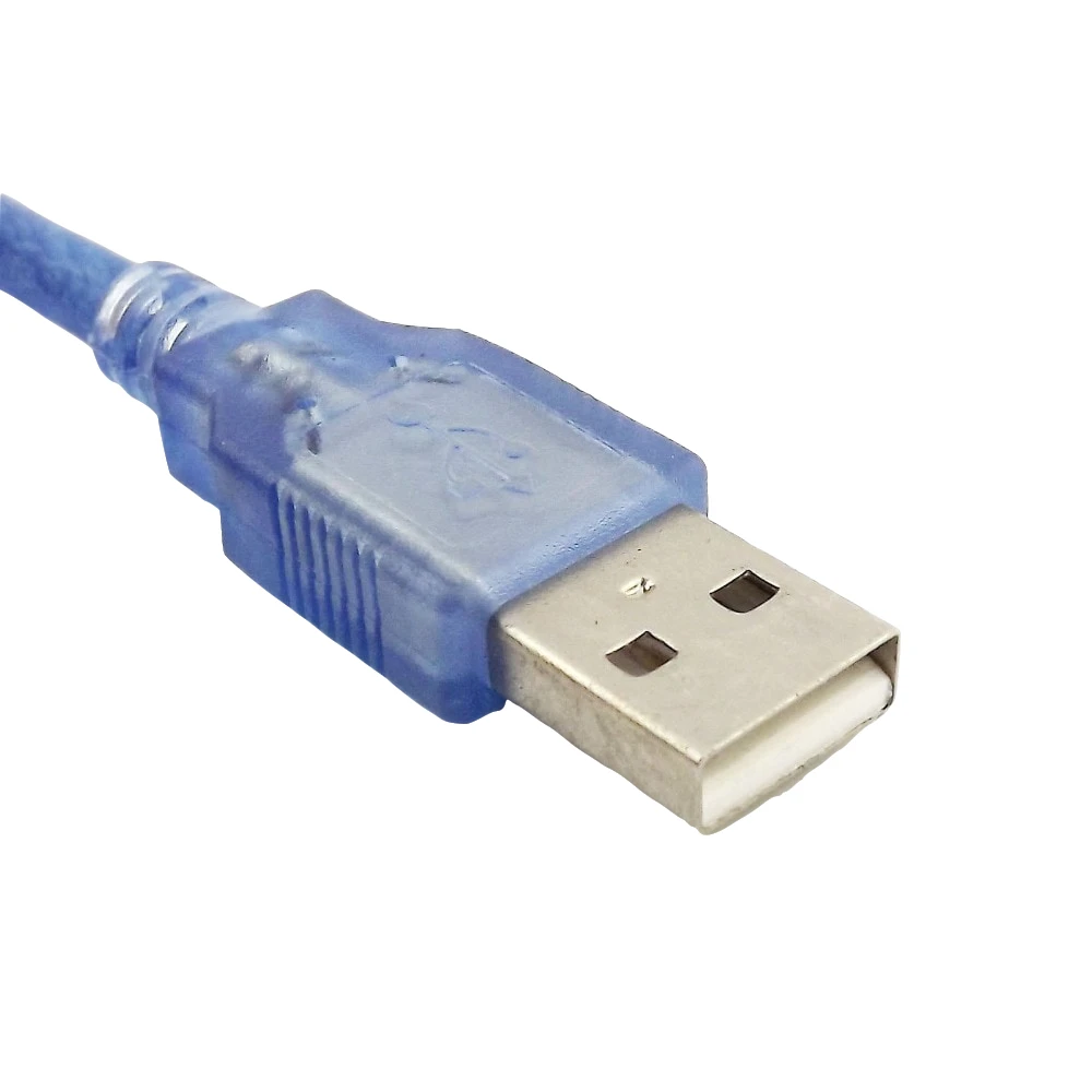 1 шт. 1FT/30 см USB 2,0 Тип A штекер Micro USB B 5 Pin штекер данных зарядный кабель переходника шнур синий