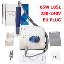 65 Вт электрическая дрель для ногтей 210 105л 2,35 мм модель Маникюр Педикюр пилка для ногтей оборудование для дизайна ногтей