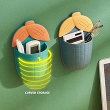 

New Storage Rack Wall-mounted Rack Toothbrush Makeup Brush Pen Storage Box For Bathroom Kitchen Office Draining Finishing Racks