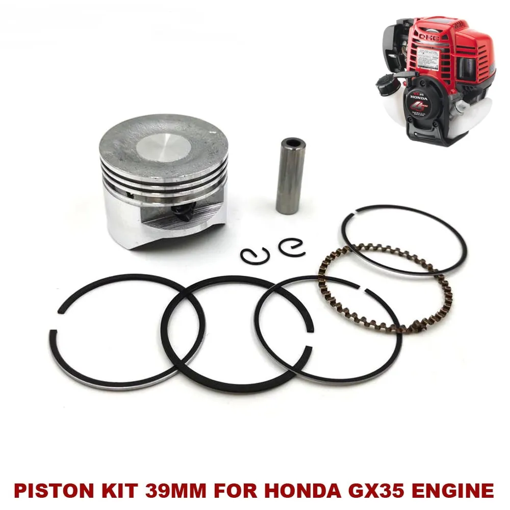 4-тактный комплект поршневых колец 39 мм для Honda GX35 GX31 139F GX35NT HHT35S UMK35 двигатель