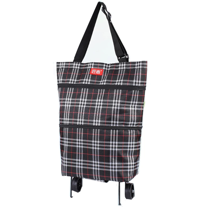 

Woman Shopping Bags For Trolley Cart Shopping Cart Shopping Basket Trailer Portable Cart Large Shopping Bags Foldable Handbag