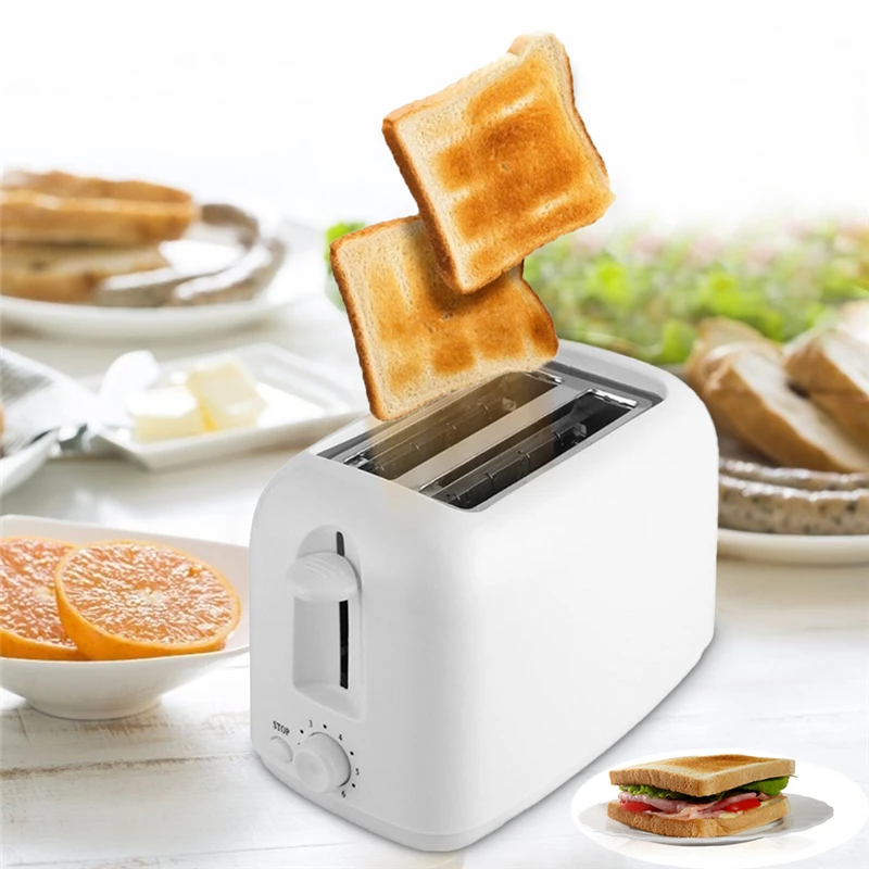 650w Automatic Toaster 2slice Breakfast Sandwich Maker Baking Cooking