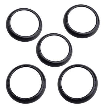 

5 Pcs ABS Carbon Fiber Texture Air Conditioning Vent Ring Cap Cover fit for Benz W176 C117 X156