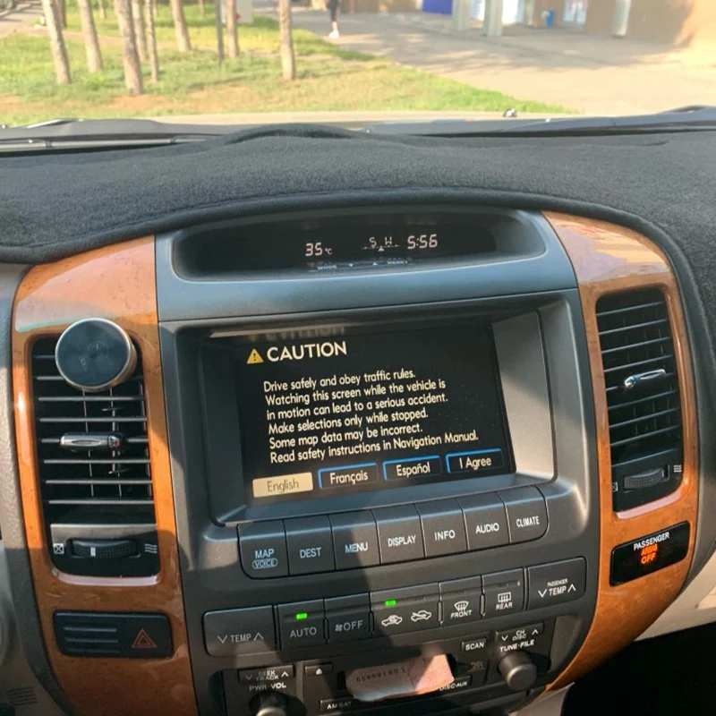 Анти-УФ приборная панель Крышка dashковрик коврик автомобильный Стайлинг солнцезащитный козырек на зеркало ковер для Toyota Prado 2004-2009