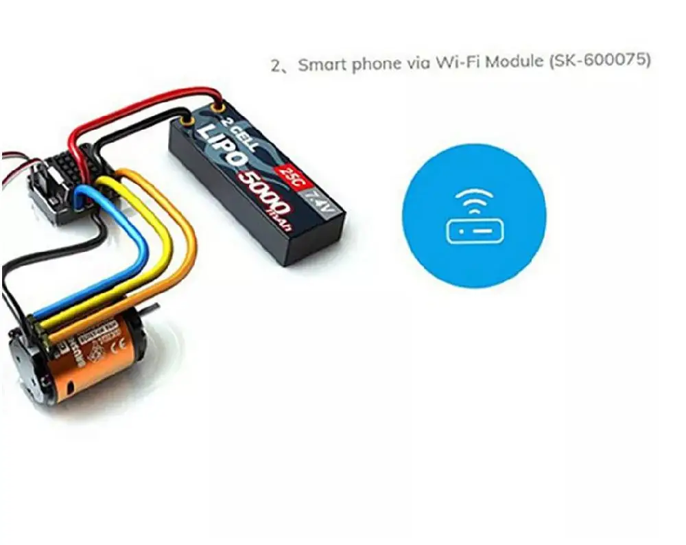 SKYRC SK-300062-02 TORO TS120 1/10 алюминиевый бесщеточный сенсорный ESC Поддержка 2-3S Lipo