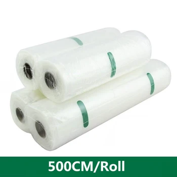 

2 Roll Vacuum Bags For Food Storage Vacuum Sealer Food Saver Bag 12 15 20 25 28 *500cm Kitchen Vacuum Packaging Rolls Packers