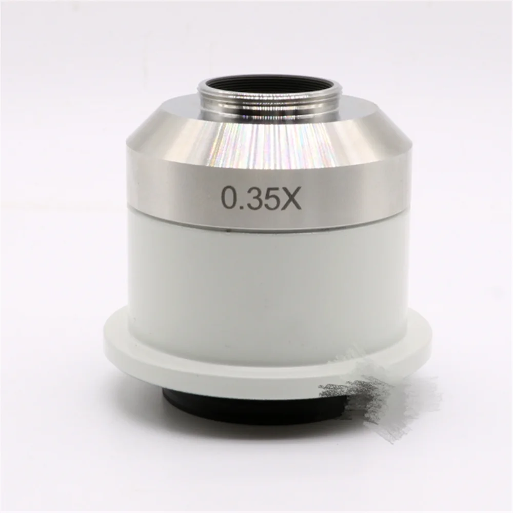 Микроскоп аксессуары CCD камера интерфейс с ТВ трубки Металл 0.35X 0.55X 0.7X 1X