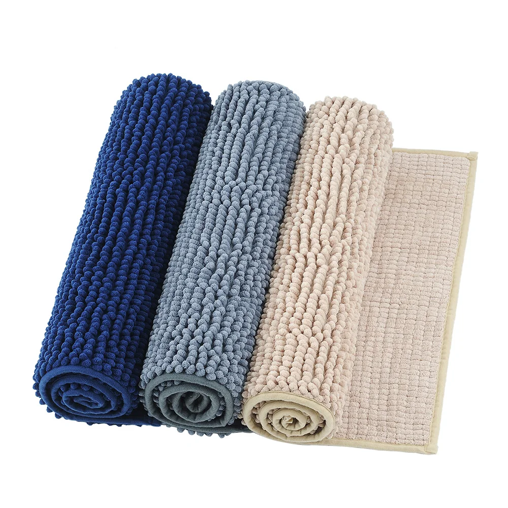 Коврики из микрофибры, шенилловый напольный коврик, мягкий внутренний моющийся коврик для ванной комнаты, для столовой, для дома, спальни, противоскользящий ковер