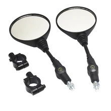 Универсальный мотоцикл регулируемые боковые зеркала заднего вида для 22 мм руль с креплением зажим