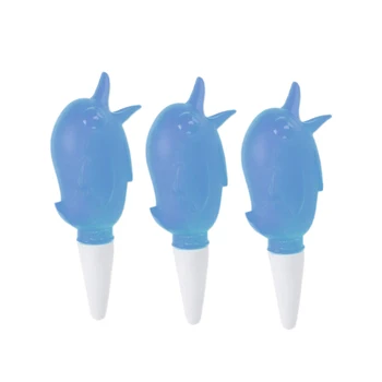 

3Pcs Household Plastic Bird Dripper,Automatic Watering Device,Automatic Watering Device,Water Seepage Device 60ML Blue