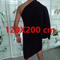 microfiber bath towel-soft and lightweight face towel, odorless bath, spa, gym towel (black) 2