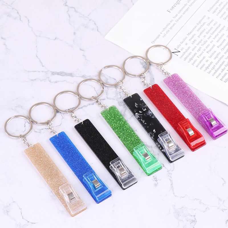 1pc acrylic card grabber keychain atm card grabber plastic clip for long nails key chains aliexpress 1pc acrylic card grabber