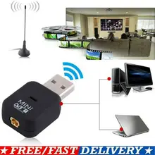 USB2.0 DVB-T цифровой SDR tv HD tv Мобильный приемник программный ключ тюнера антенна