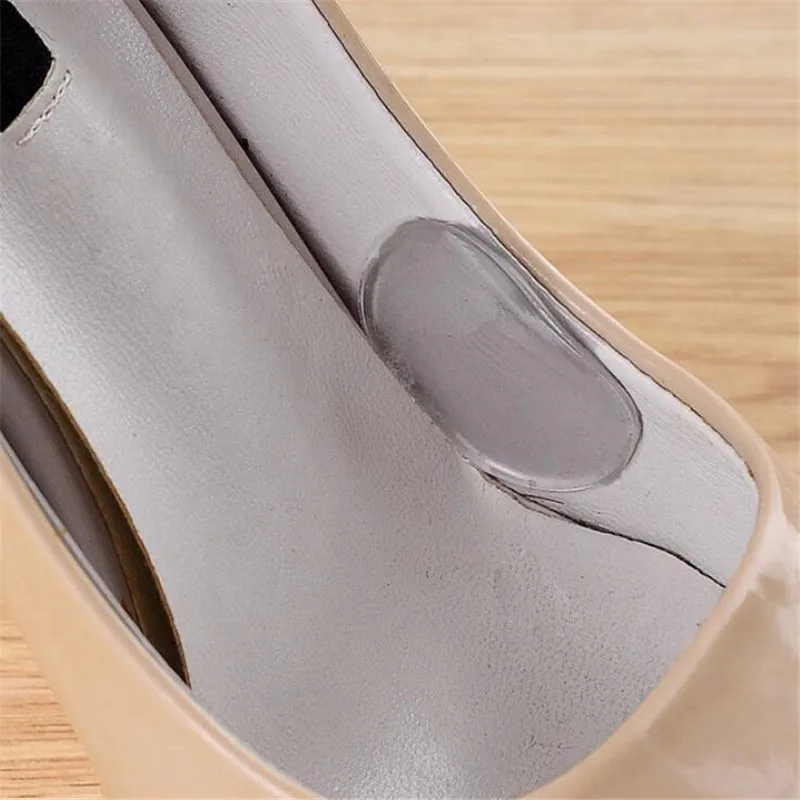 1 Pair 3 Styles Soft Silicone Insert Heel Liner Grips Silicone Gel Heel Protector High Comfort Pads Feet Care Accessories