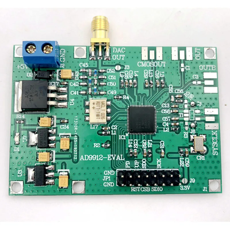 AD9912 Частота развертки 1 гвыборок/частота 1 HZ-400 МГц синусоида выход источник сигнала DDS генератор сигналов модуль STC Главная плата управления