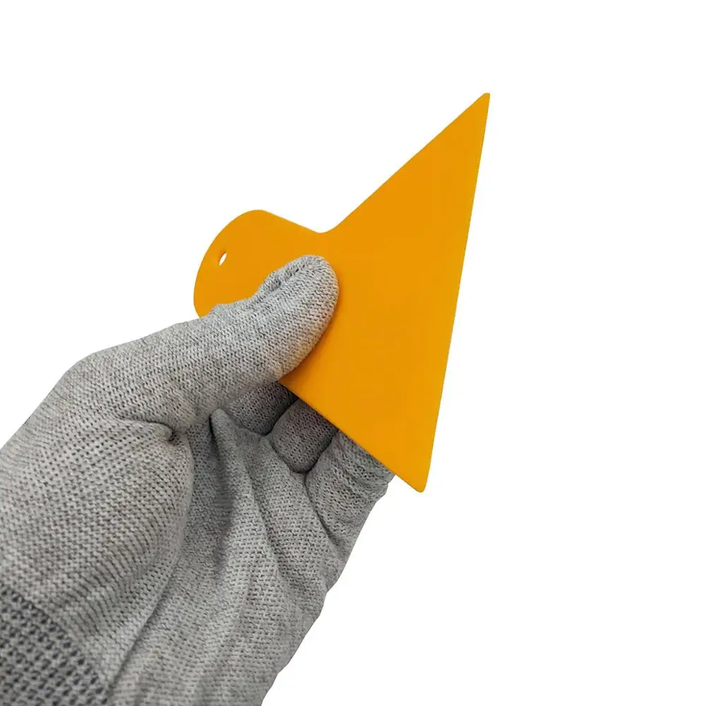 자동차 스타일링 소매 스퀴지 데칼 비닐 플라스틱 랩 어플리케이터, 눈/서리 다기능 스크레이퍼 도구 10A04, 10 개