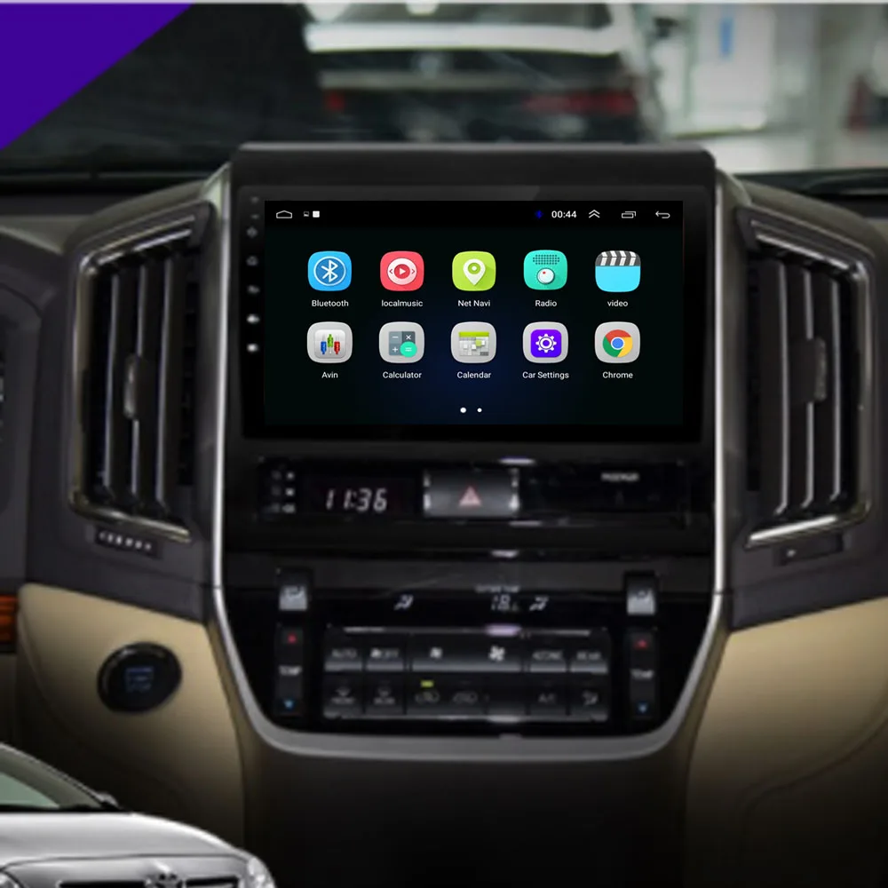 Мультимедийный проигрыватель для TOYOTA Land Cruiser Android 10 1/9/8 4G LTE 2016 2017 2018 2019 стерео DVD