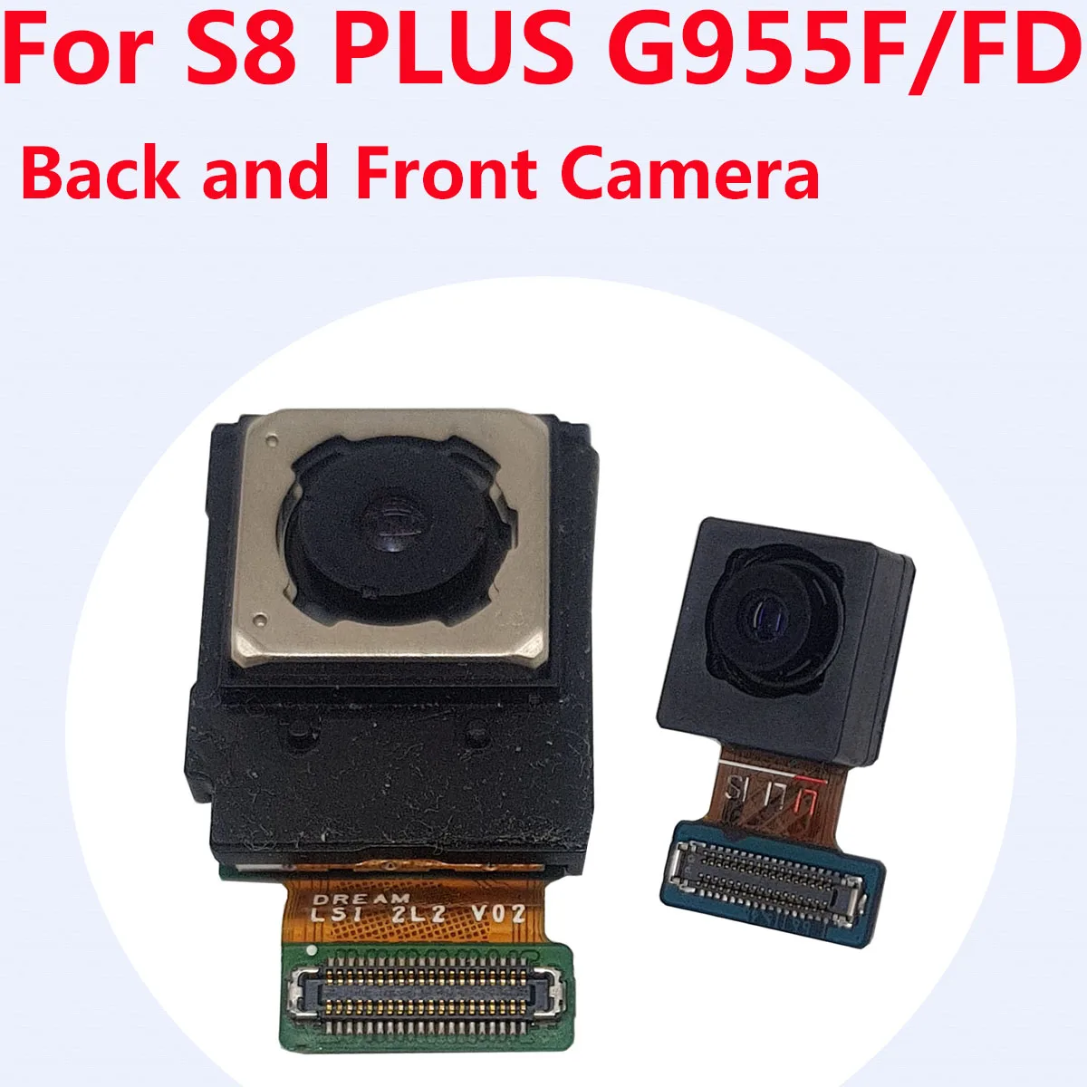 Оригинальная задняя камера и сменная фронтальная для Samsung Galaxy S8 G950F G950FD G955U Plus G955F