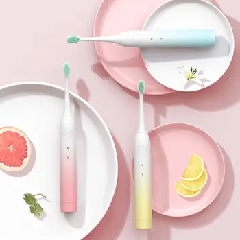 

Adult Gradient Color Automatic Sonic Rechargeable Electric Oral Care Toothbrush Automatic Tooth Brush Waterproof