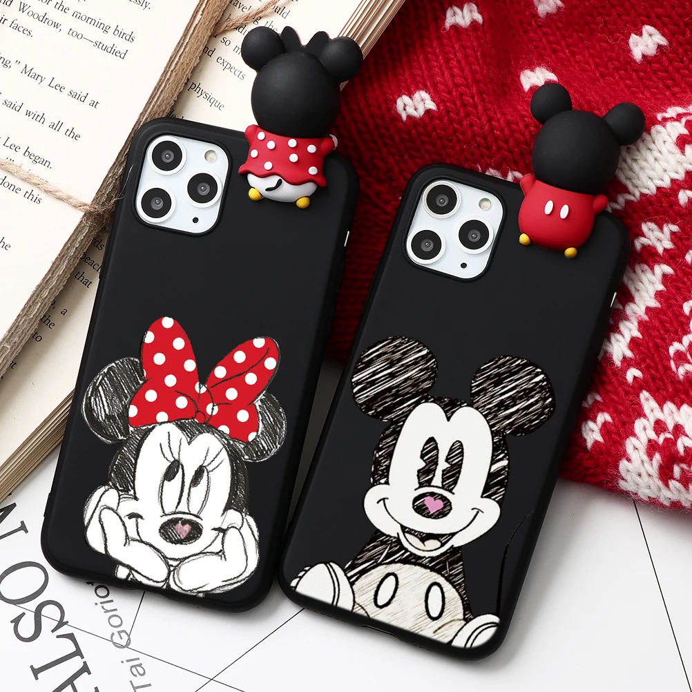 Рождество мультфильм мягкий ТПУ чехол для iPhone 8 7 6 6S Plus 5 5S SE X XR XS 11 Pro MAX задняя крышка Рождество снеговик медведь Лось матовый чехол