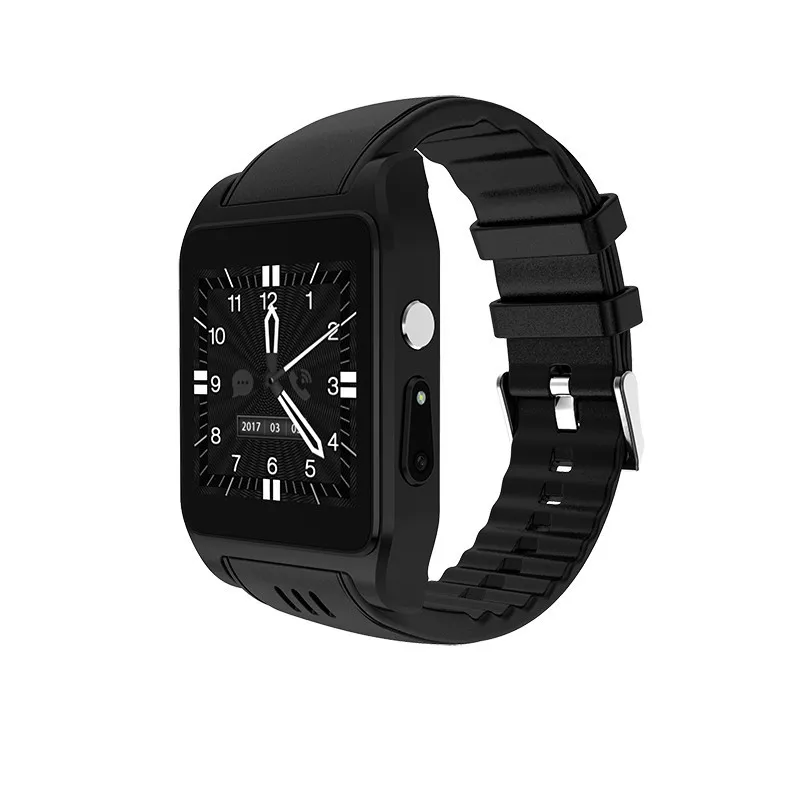 X86 Bluetooth Смарт-часы 3g Wifi 4 Гб Rom Android Smartwatch Relogio с 2,0 м камерой поддержка sim-карты для HUAWEI Redmi - Цвет: Черный