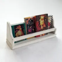 1/12 шкала белая книжная полка с объемными книгами кукольный домик мебель сцена аксессуары для кукол Diorama Миниатюрная модель