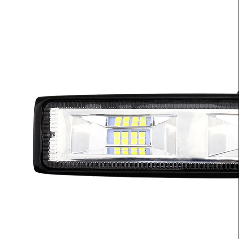2x6500 K белый 48 Вт 16LED рабочий светильник прожектор для внедорожника для вождения противотуманных фар