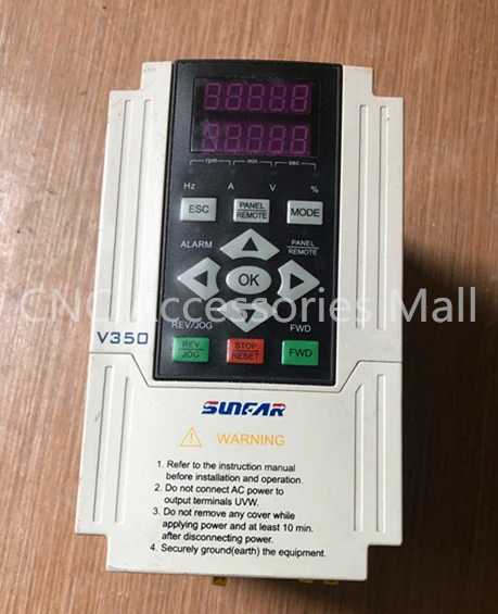 Оригинальный SUNFAR замкнутый цикл VFD инвертор V350 2S0015 AC220V 1.5kw частоты 1000HZ