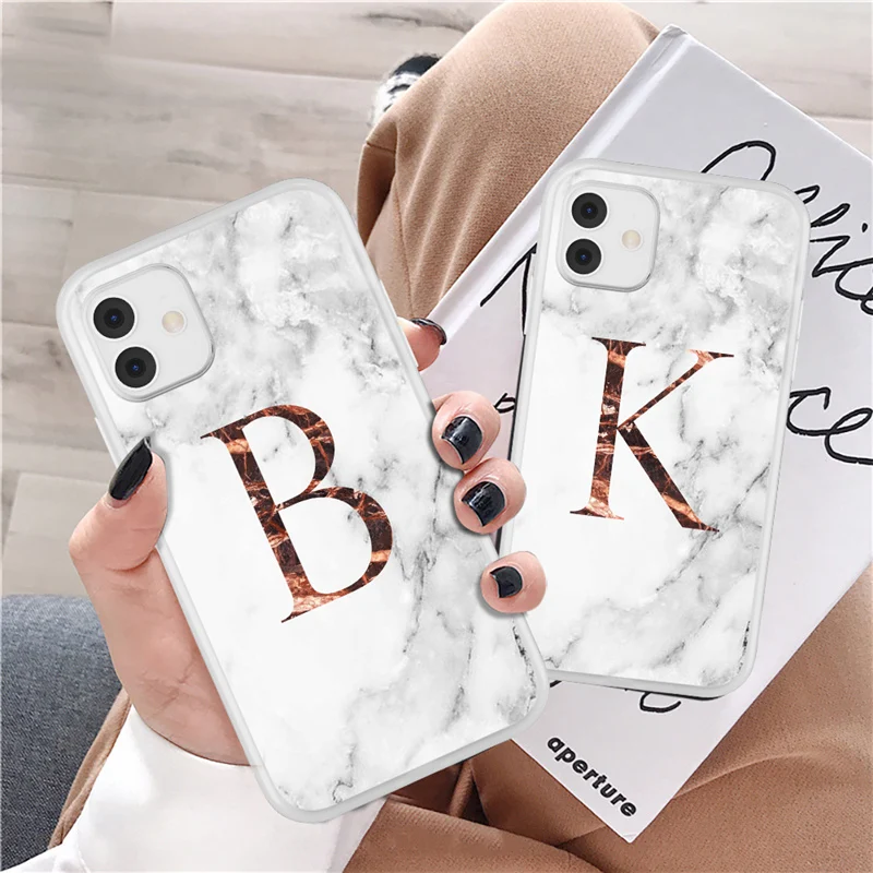Initial Letter A Z Fashion Case For iPhone 1