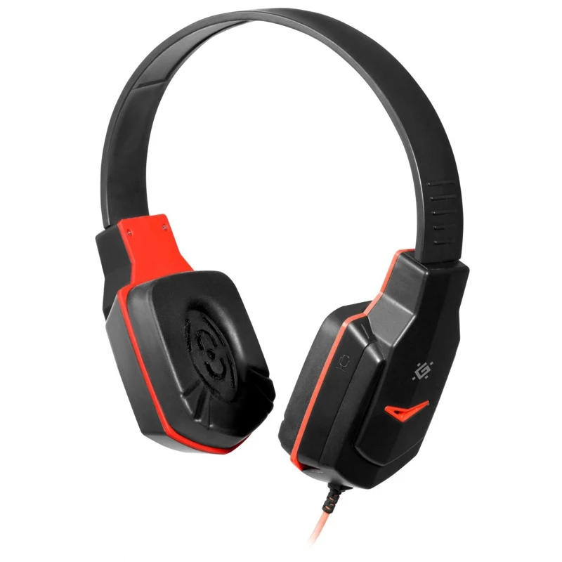 Гарнитура Defender Warhead G 320 black/red проводная 20 20000 Гц 32 Ом 94 дБ 16000 48 2x mini jack 40 мм|Наушники