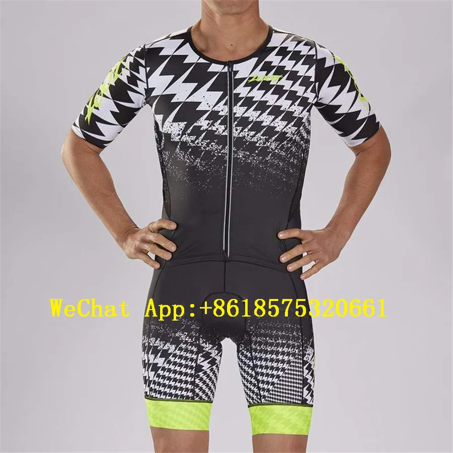 6 ZOOT мужской велосипедный трикотаж для триатлона Быстросохнущий короткий рукав mtb Skinsuit велосипедная футболка одежда для плавания бег ретро джерси - Цвет: 6