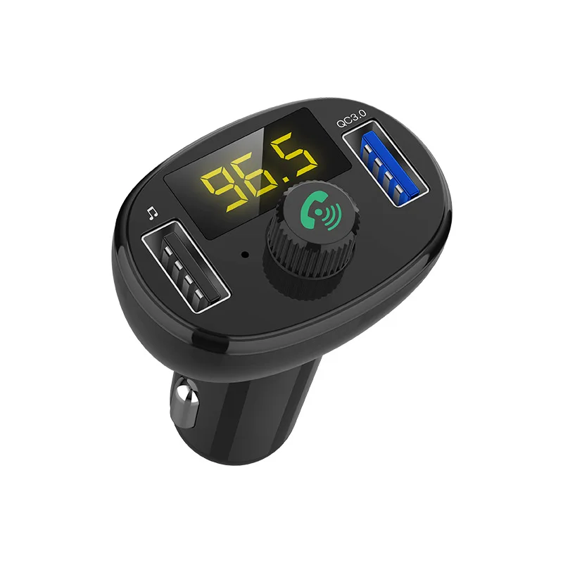 Автомобильный MP3-плеер Bluetooth комплект USB музыкальный fm-передатчик Hands free lcd прикуриватель QC 3,0 зарядное устройство напряжение авто аксессуары
