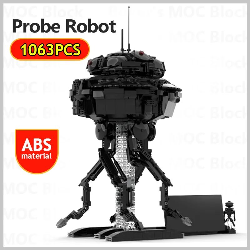 

Star Space Wars Movie Collection Bricks MOC-43368 Imperial Probe Droid-UCS Scale Robot Model Building Blocks Kids DIY Toys Gifts