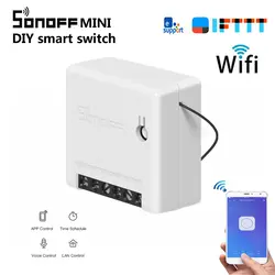 SONOFF MINI DIY умный переключатель таймер дистанционное управление по eWeLink/Wi-Fi Поддержка внешнего переключателя работа с Alexa Google Home IFTTT