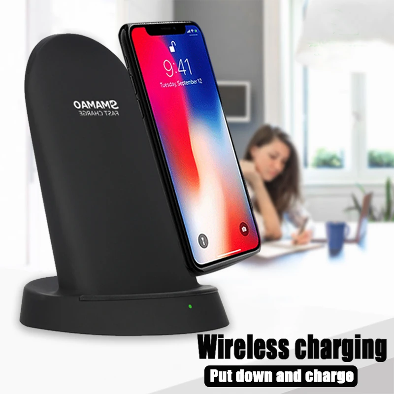 Q760 Qi Wireless Charger 10W QC 2.0 Fast Charging Stand Portable Travel Charging Device For Samsung IPhone Huawei Xiaomi