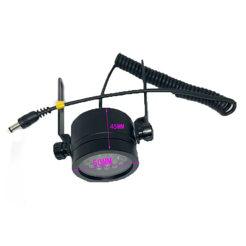  30 LED Illuminant Adjustable Angle & Brightness Oblique Light Source for Stereo Microscope with 220