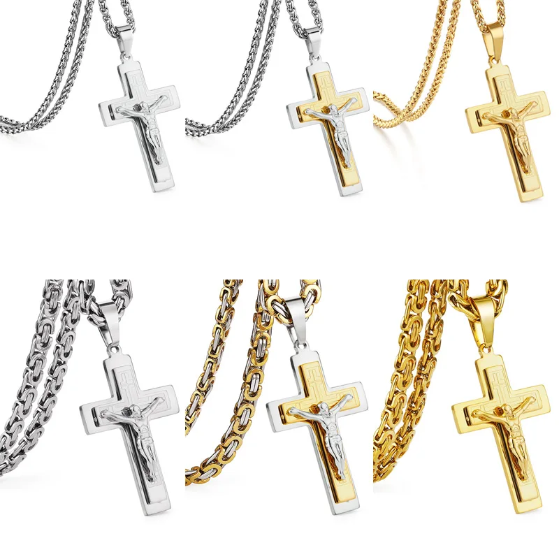 Strong Stainless Steel Jesus Christ 