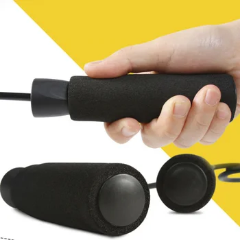 

Sports Rope skipping Gym Aerobic Exercise Rope Adjustable Foam Padding