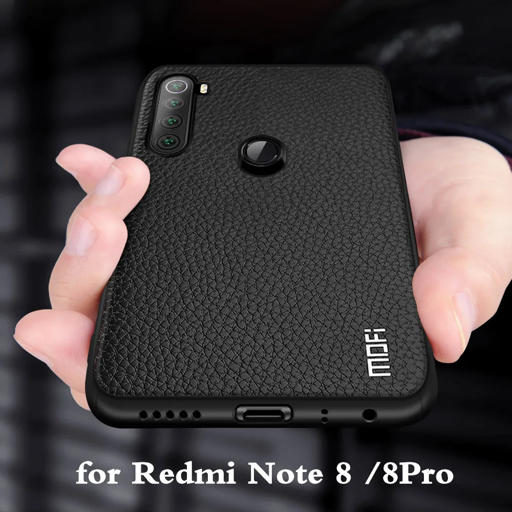 Чехол для Xiaomi Redmi Note 8 чехол Pro силиконовый ударопрочный MOFi Note8 из искусственной