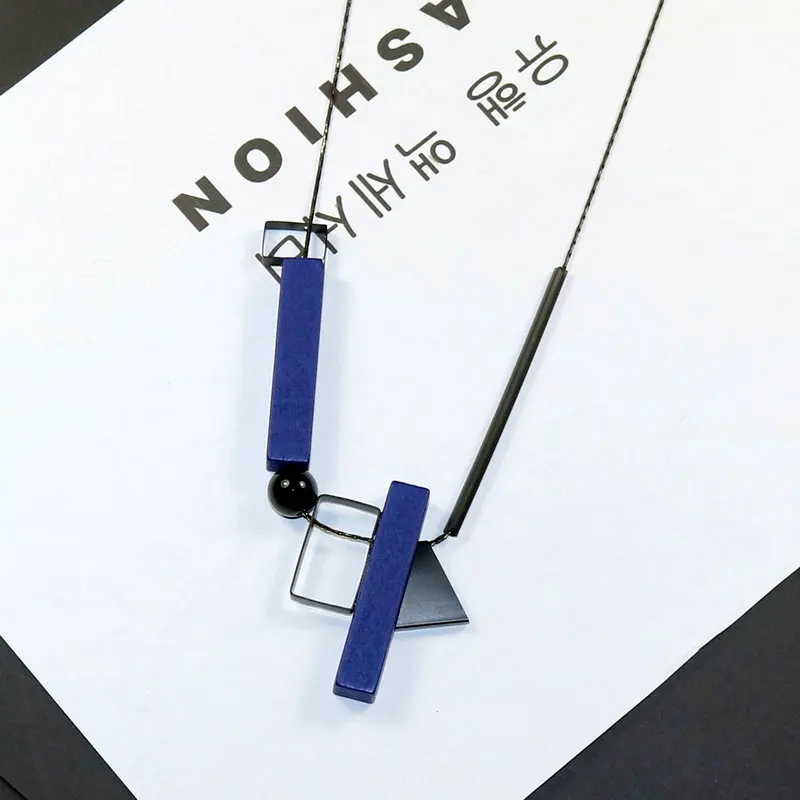 Новые женские ожерелья простые геометрические искусственные модные украшения