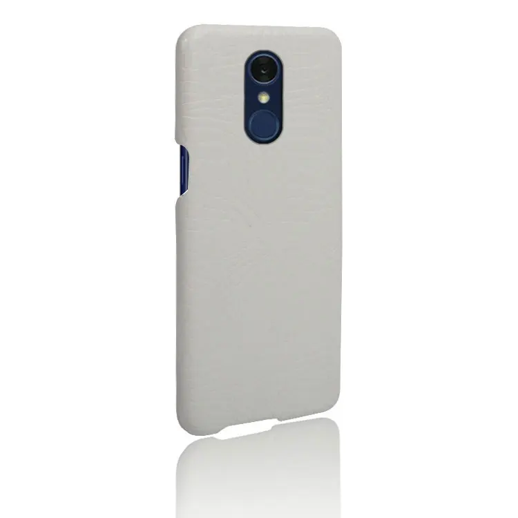Белый Чехол для LG G7 G7 thinQ G710/Q7/K8 /G4 styus G4 note/LS770/Qstylus stylo4 с крокодиловым узором - Цвет: Белый