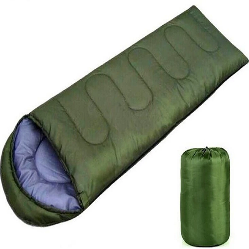 Sleeping Bag Outdoor Camping Envelope Cotton 750g Summer Camping